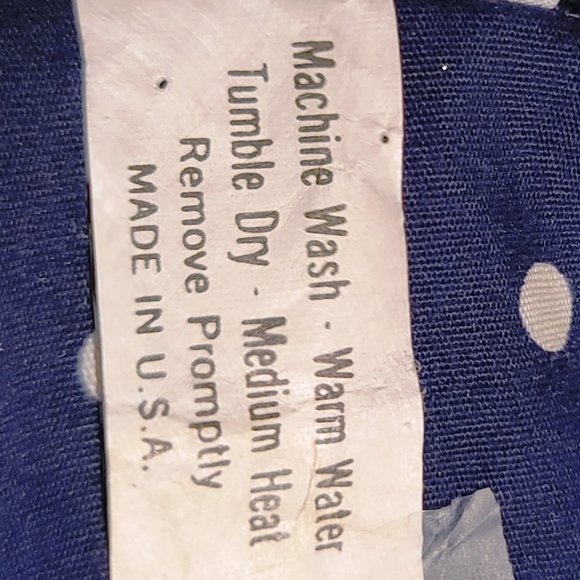 Navy Polka Dot Midi Dress - Picture 4 of 6